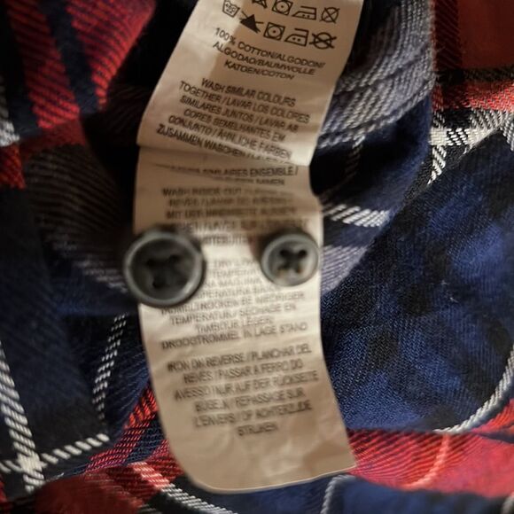 Cedar Wood State XXL (2xl) plaid flannel red blue - Picture 8 of 8